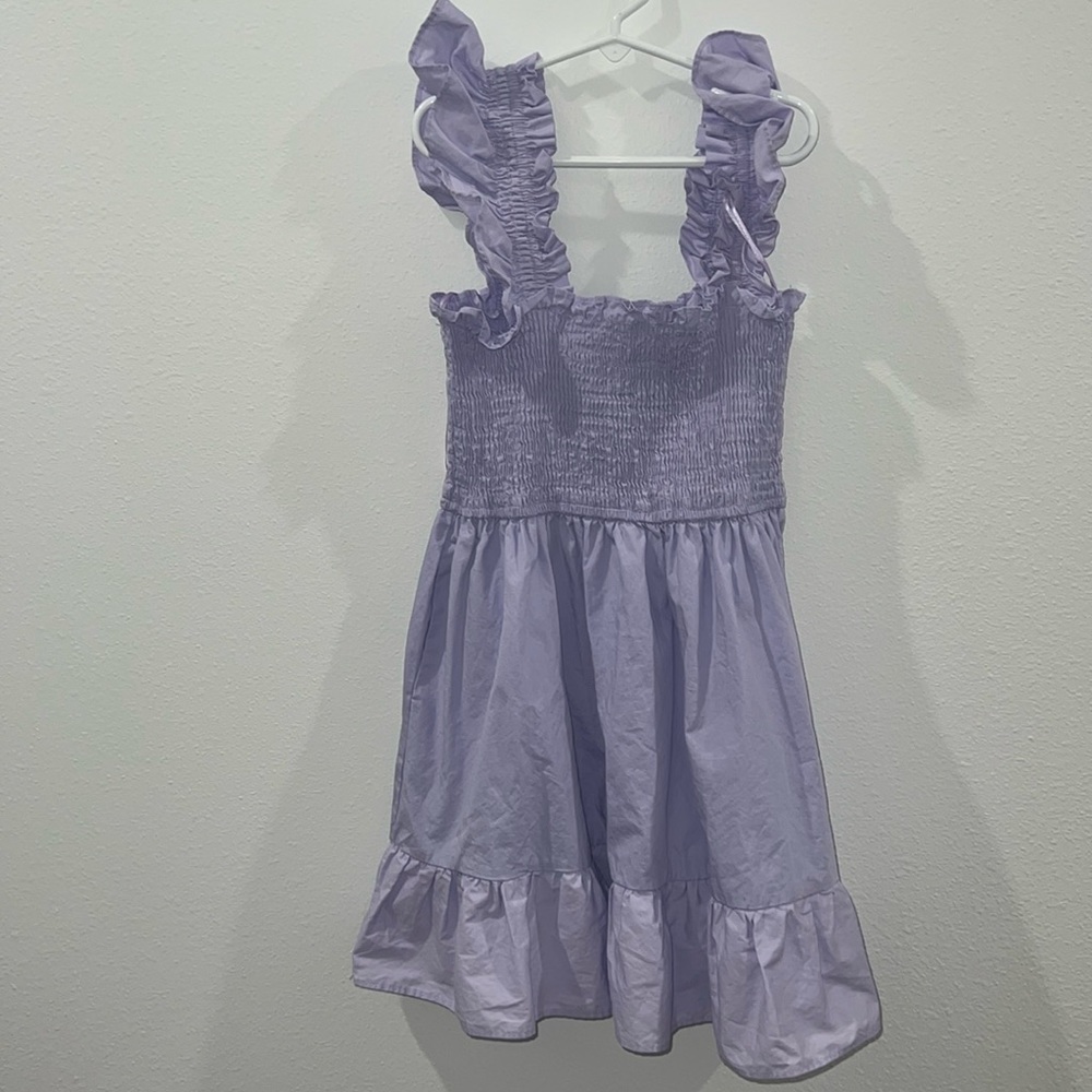 purple dress